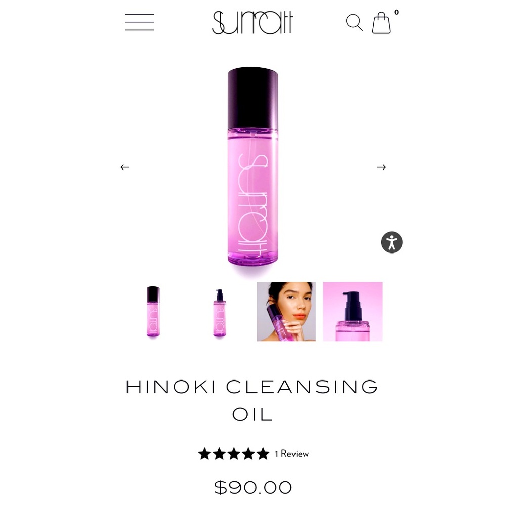 SURRATT HINOKI CLEANSING OIL - BRAND NEW